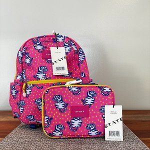 STATE Kanes Kids Travel Backpack (ages 4-8) PLUS Lunch Box